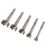 Milwaukee  Straight Shank  Forstner Wood Drill Bit Set 5 Pieces