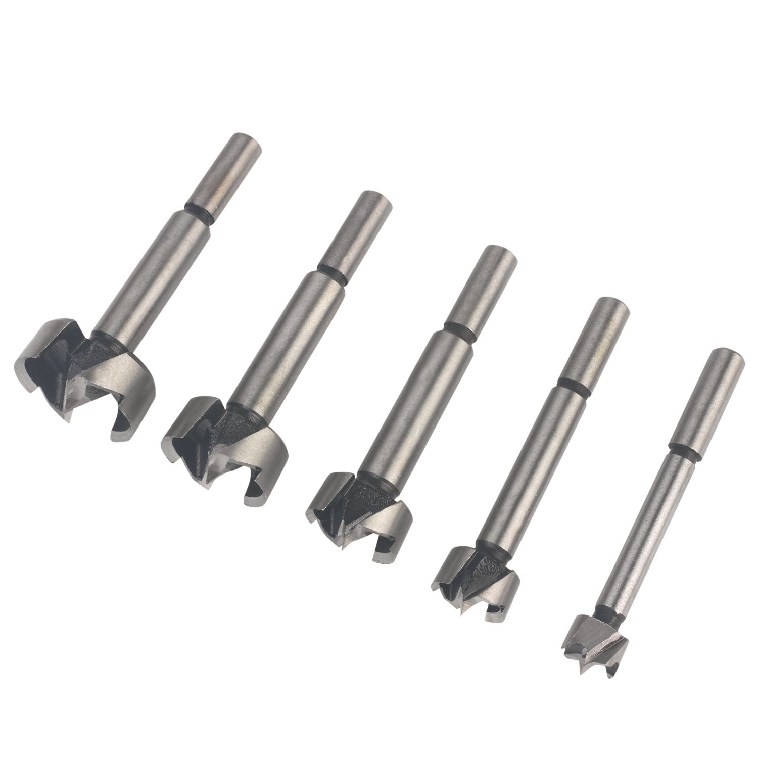 Milwaukee Straight Shank Forstner Wood Drill Bit Set 5 Pieces (384GE)