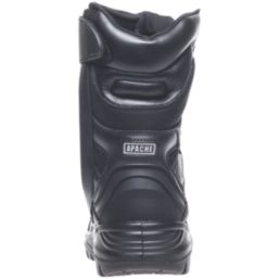 Apache Combat Size 7  Black Waterproof  Safety Boots