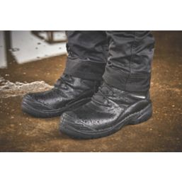 Apache Combat   Lace & Zip Safety Boots Black Size 7