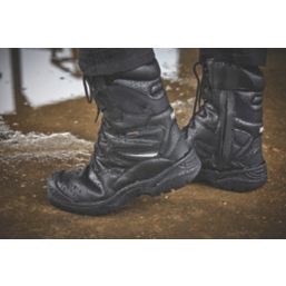 Apache Combat   Lace & Zip Safety Boots Black Size 7