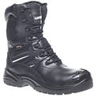 Apache Combat   Safety Boots Black Size 7