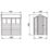 Forest  4' x 6' (Nominal) Apex Overlap Timber Shed