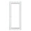 Crystal  Fully Glazed 1-Clear Light Right-Hand Opening White uPVC Back Door 2090mm x 920mm