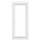 Crystal  Fully Glazed 1-Clear Light Right-Handed White uPVC Back Door 2090mm x 920mm