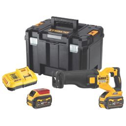 DeWalt DCS389X2-GB 54V 2 x 9.0Ah Li-Ion XR FlexVolt Brushless Cordless Reciprocating Saw