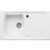 Abode Milford 1 Bowl Fireclay Ceramic Kitchen Sink With Reversible Drainer 500mm x 184mm