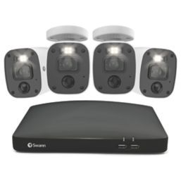 Swann Enforcer SWDVK-856804MQB-EU 2TB HDDGB 8-Channel 4K DVR CCTV Kit & 4 Indoor & Outdoor Cameras