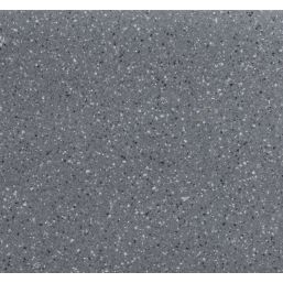 Metis  Dark Grey Kitchen Worktop with 1 Bowl Stainless Steel Sink 3050mm x 620mm x 15mm