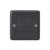 MK Contoura 10A 2-Gang 2-Way Switch  Black with Colour-Matched Inserts