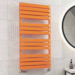 Terma Warp T Bold Designer Towel Rail 1110mm x 500mm Orange 2660BTU