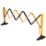 EasyExpand  Extendable Barrier Yellow/Black 44cm 3 Pack