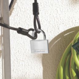Master Lock 9150EURD  Weatherproof Closed Shackle  Padlock Aluminium 50mm