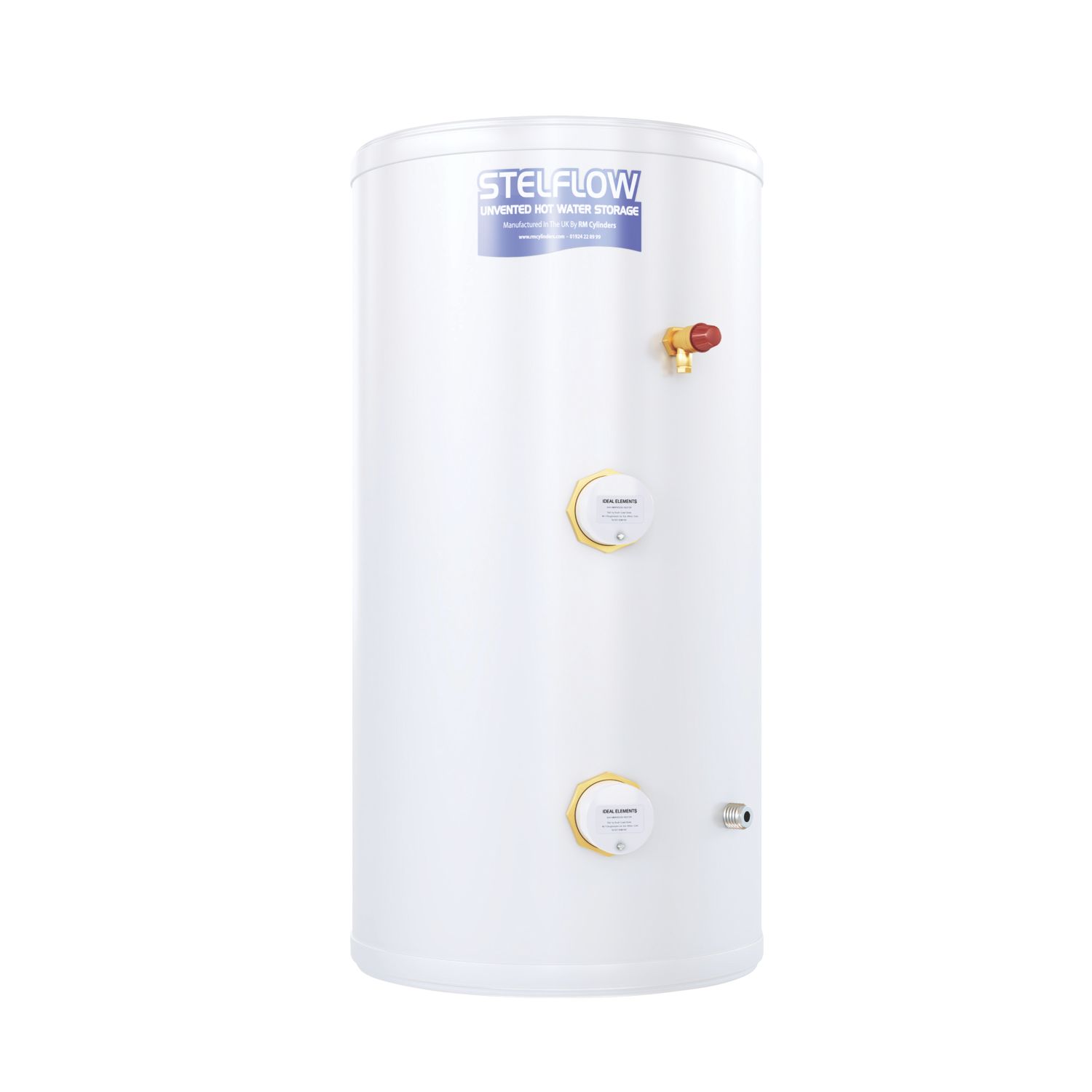 RM Cylinders Stelflow Direct Unvented Cylinder 210Ltr (38557)