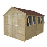 Forest  8' x 10' (Nominal) Apex Tongue & Groove Timber Shed with Assembly
