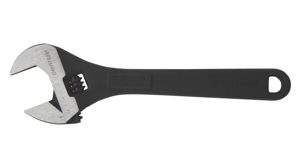 DeWalt Adjustable Wrench 10" Screwfix