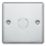 LAP  1-Gang 2-Way LED Dimmer Switch  Polished Chrome with Colour-Matched Inserts