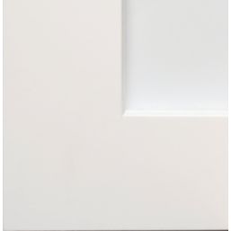 4-Clear Light Primed White Wooden Shaker Internal Door 1981mm x 838mm