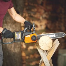 Worx WG384E.9 40V Lithium PowerShare Brushless Cordless 35cm Chainsaw - Bare