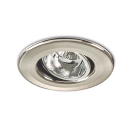 Collingwood H4 Adjustable  Fire Rated LED Downlight Brushed Steel 8.5W 650lm