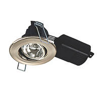 Collingwood H4 Adjustable  Fire Rated LED Downlight Brushed Steel 8.5W 650lm