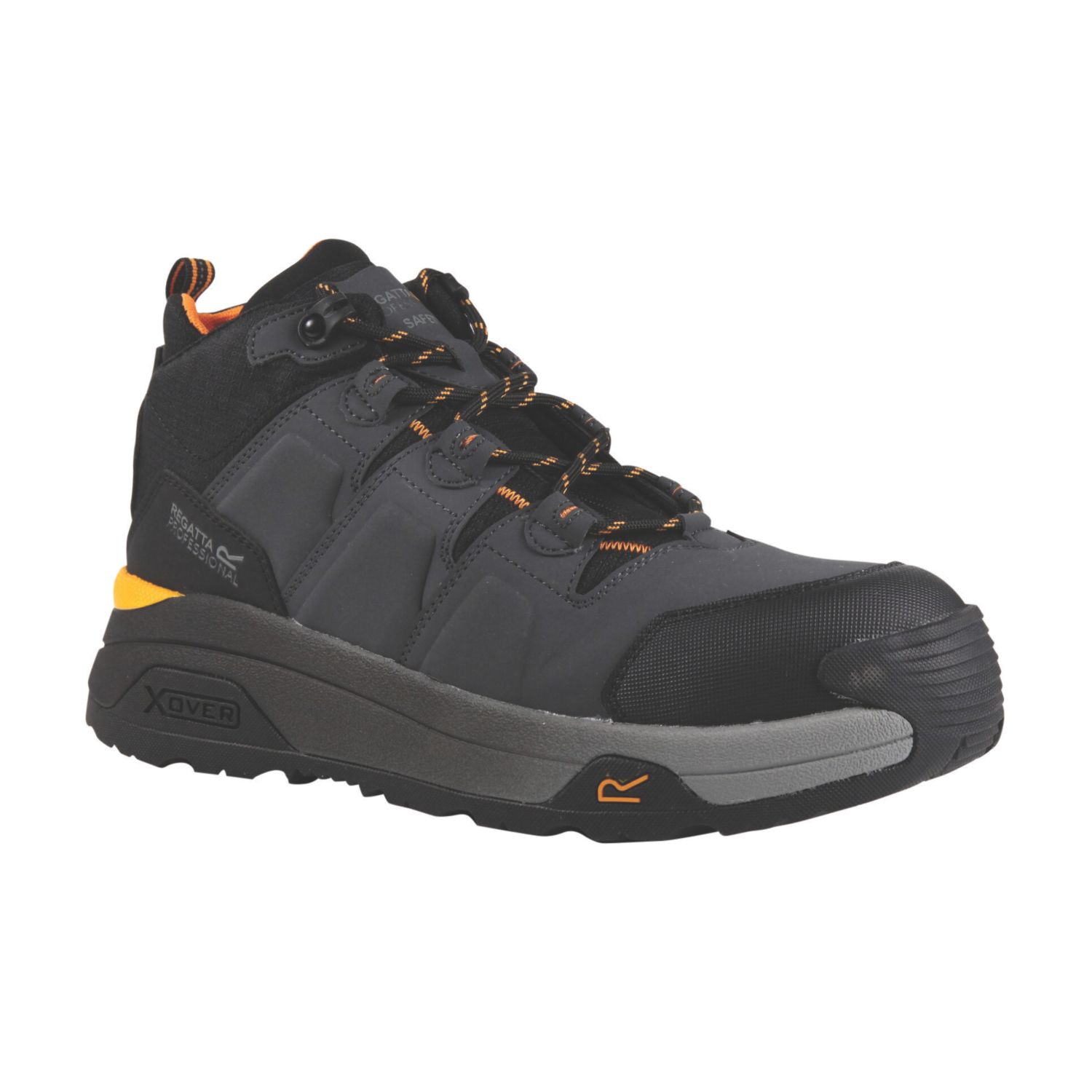 Regatta Hyperfort S1P Size 9 Black/Gun Metal Waterproof Safety Boots (385JW)