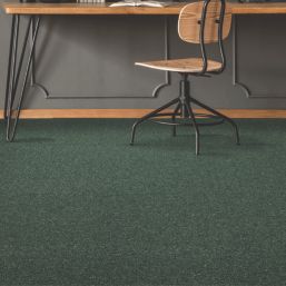 Contract Dark Green Carpet Tiles 500 x 500mm 20 Pack