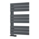 Reina 823mm x 550mm 1356BTU Anthracite Flat Designer Towel Radiator