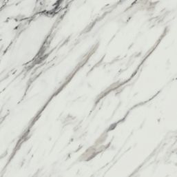 Wilsonart Matt Grey & White Marble Effect Laminate Upstand 3000mm x 100mm x 20mm