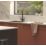 Wilsonart Matt Grey & White Marble Effect Laminate Upstand 3000mm x 100mm x 20mm