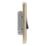LAP  20A 16AX 2-Gang 2-Way Switch  Antique Brass with Black Inserts