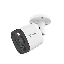Swann Enforcer SWPRO-1080MQBPK2-EU White Wired 1080p Indoor & Outdoor Dome Add-On Camera for Swann DVR CCTV Kit
