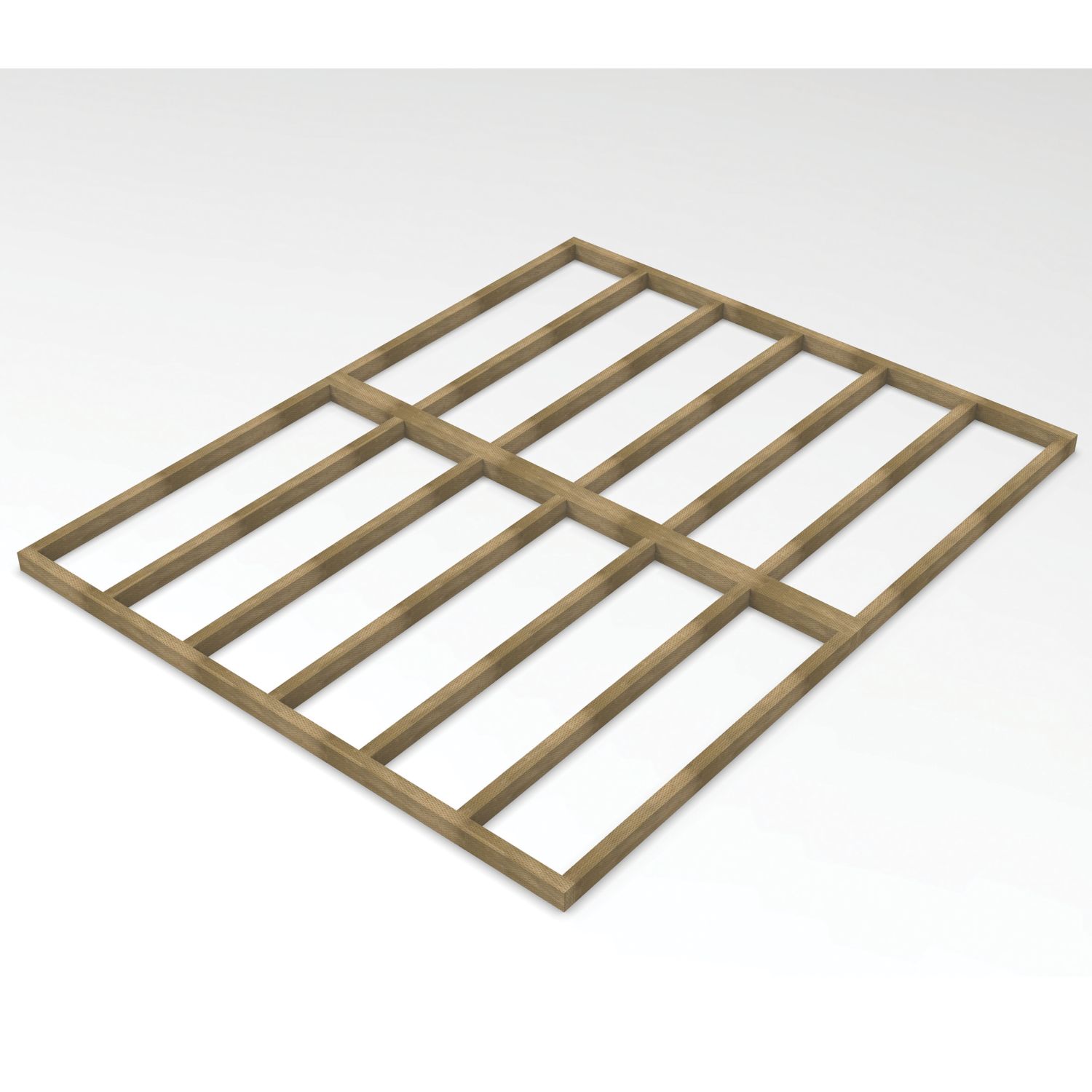 Forest 9' 6" x 8' Timber Shed Base (385RG)