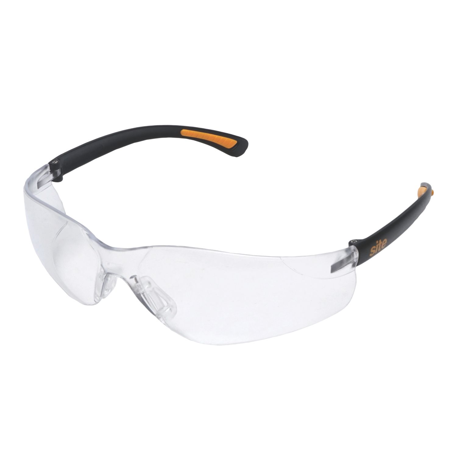 Site SEY450 Clear Lens Safety Specs (385YW)