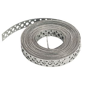 Builders Contractors Wavy Galvanised Perforated Fixing Band Banding 12mm x 10m 