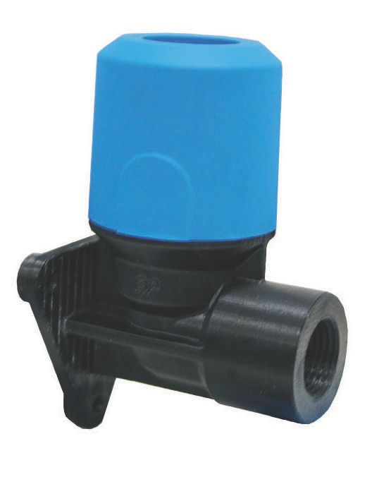 JG Speedfit UGPWB2514 MDPE Wall Plate Elbow 25mm x 1/2"