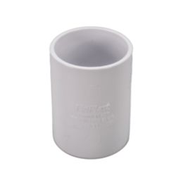 FloPlast  Straight Couplers 32mm x 32mm White 5 Pack