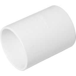 FloPlast  Straight Couplers 32mm x 32mm White 5 Pack