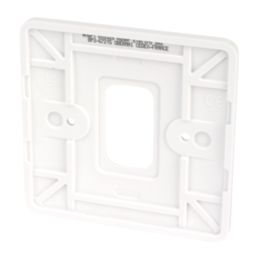 Hager Sollysta WMGP1 1-Module Grid Faceplate White