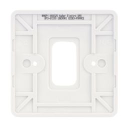 Hager Sollysta WMGP1 1-Module Grid Faceplate White