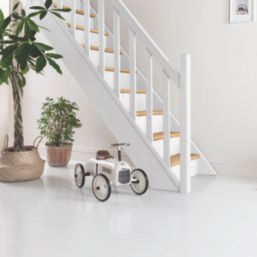 V33 2Ltr White Satin Acrylic Floor Paint