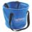 Faithfull FAI20LBUCKET PVC Waterproof Collapsible Bucket Blue 20Ltr