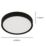 Eglo Musurita LED Ceiling Light Black 14.6W 1600lm