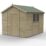 Forest Timberdale 8' 6" x 10' (Nominal) Apex Tongue & Groove Timber Shed with Base
