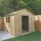 Forest Timberdale 8' 6" x 10' (Nominal) Apex Tongue & Groove Timber Shed with Base