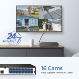 Reolink NVS16 4TB 16-Channel 4K PoE NVR