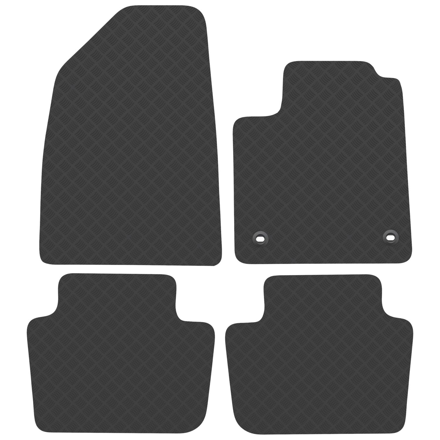 Car Mat Co. MG MG4 EV 2022 on Rubber Car Mats 4 Piece Set (386VV)