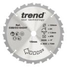 Trend CSB/CC18424T Wood Crosscut Circular Saw Blade 184mm x 16mm 24T