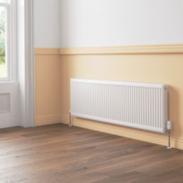 Flomasta 500mm x 1400mm 3882BTU White Type 11 Convector Radiator