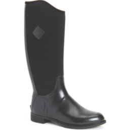 Muck Boots Derby Tall Size 4 Womens Black Non Safety Wellies